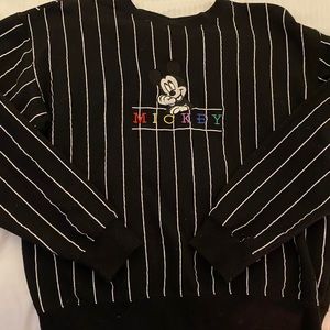 Disney Mickey Mouse striped sweatshirt nice size M
